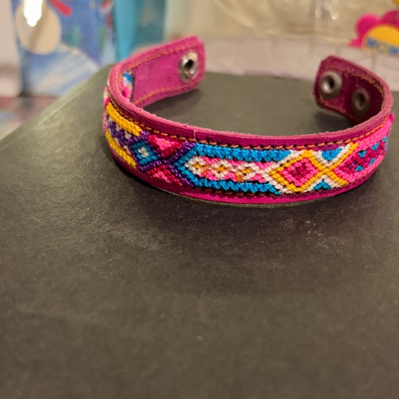 Colorful Embroidered Bracelet - Picture 3 of 5